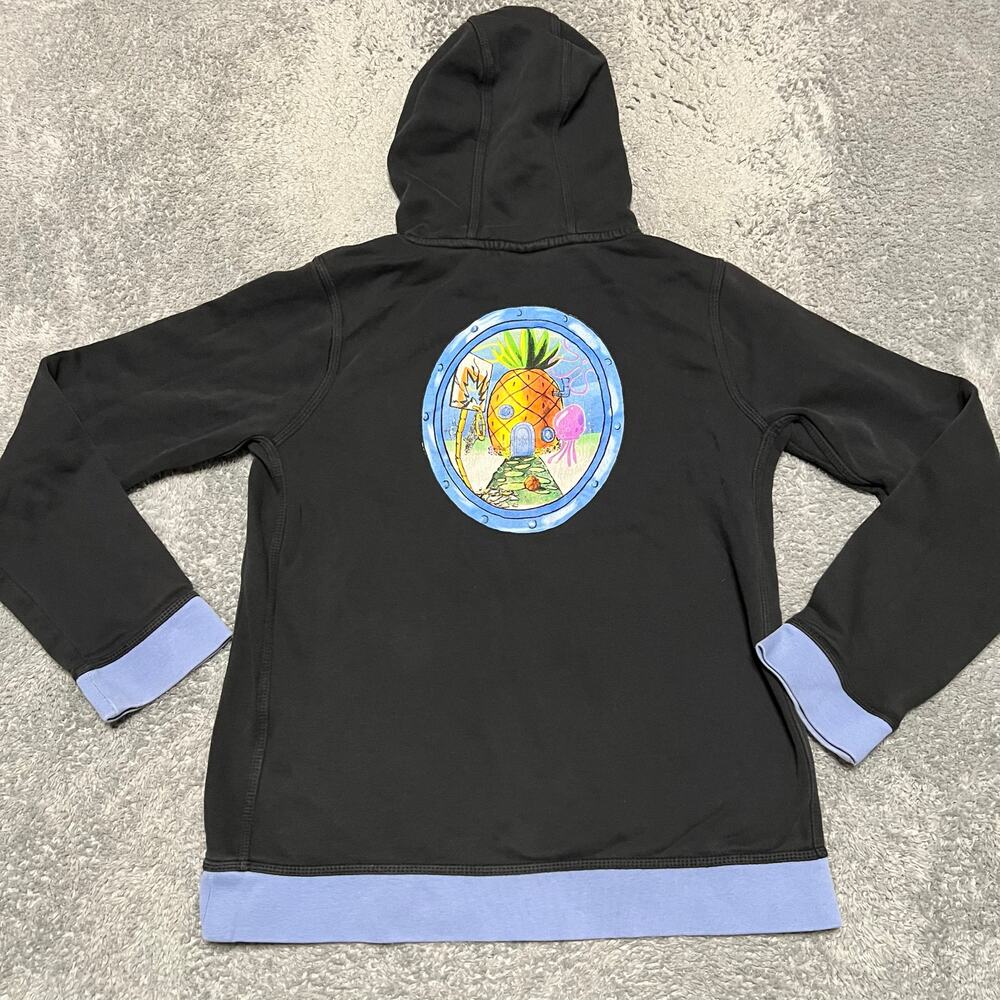 NIKE Kyrie Spongebob Patrick Squidward Pullover Hoodie Black CQ3598 YOUTH XL